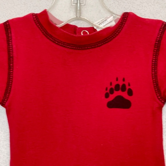 Flap Jack Lazy One Bear Bottom Long John Pajamas Toddler 18 Months Trap Door - Picture 2 of 6